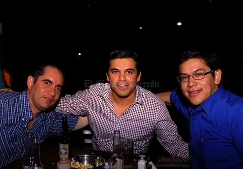 Alejandro, Andrés y Abraham