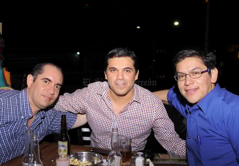 Alejandro, Andrés y Abraham