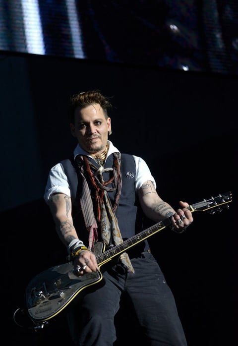 Johnny Depp se presentó en Alemania en medio del escándalo por las declaraciones de Amber Heard.