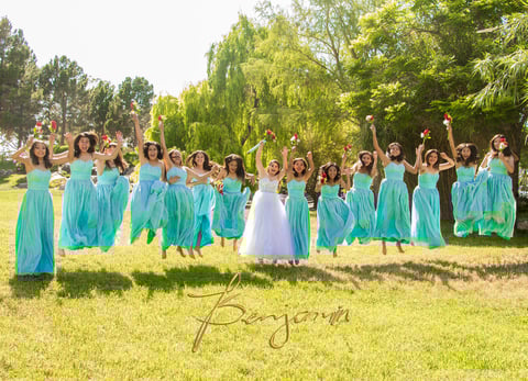 22052016 MarÃ­a Alexis GutiÃ©rrez Rojas luciÃ³ muy feliz en compaÃ±Ã­a de sus amigas.- BenjamÃ­n FotografÃ­a