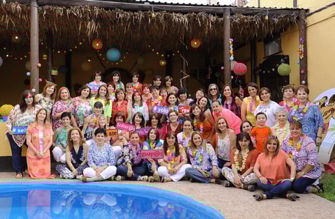 22052016 DIVERTIDO FESTEJO.  Nelda cumplió un año más de vida y lo celebró en grande.