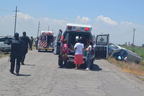 En el camión que iba en dirección de Matamoros a Torreón, viajaban por lo menos 42 personas.