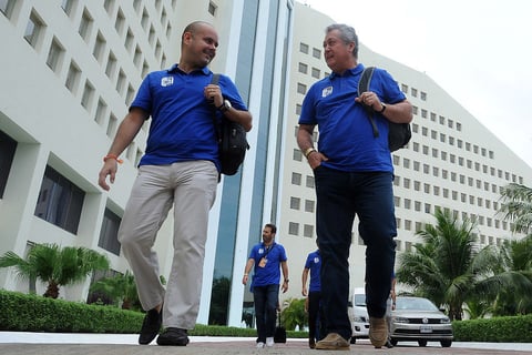 Victor Manuel Vucetich, Director Tecnico del Queretaro durante el regimen de transferencias previo al inicio del torneo Apertura 2016.