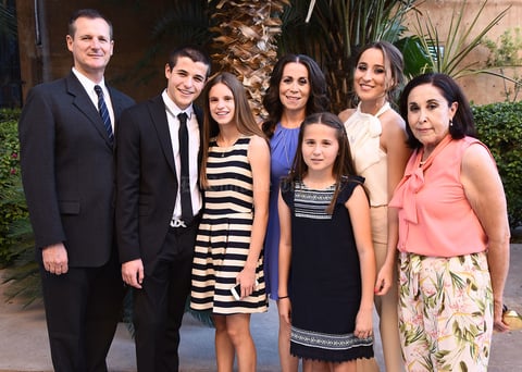 Alejandro, Ale, Alejandra, Vero, Paulina, Margarita y Pamela