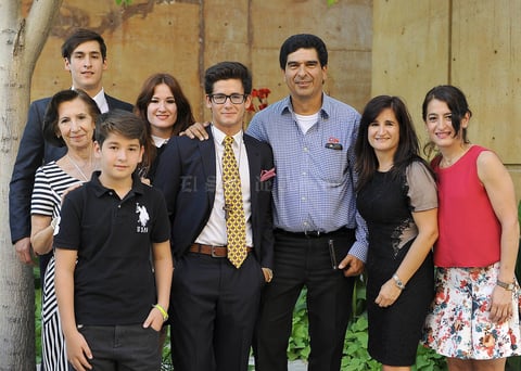 Pily, Vero, Homero, Germán, Bety, Patricio, Elsa y Guillermo