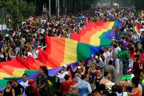 Miles de personas se reunieron en la Ciudad de México en la marcha.