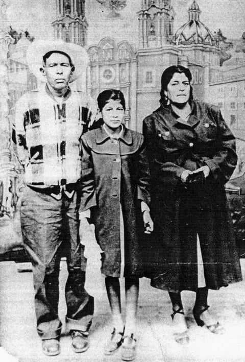 19062016 Sr. Melchor Carrillo Contreras y Srita. Delfina RodrÃ­guez MuÃ±oz (f) se casaron el 18 de abril de 1955.