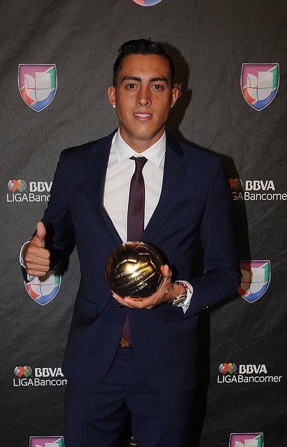 El delantero de Rayados, Rogelio Funes Mori, se llevó el premio al Mejor gol.