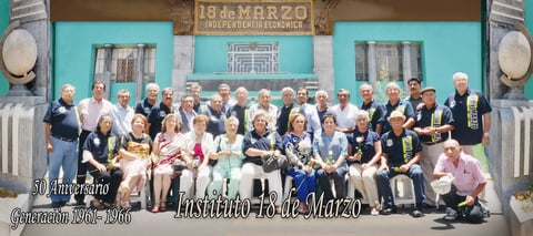 14072016 Generación 1961 - 1966 de secundaria y preparatoria del Instituto 18 de Marzo.