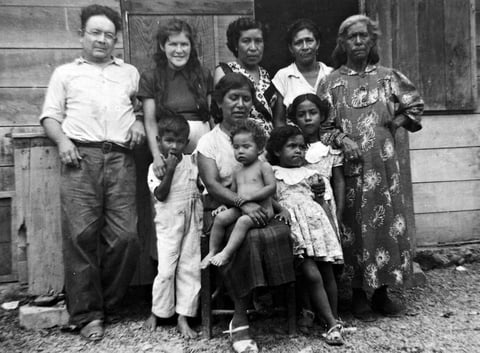 03072016 Familia Guerrero Silva en Cd. Valles, San Luis Potosí, en 1950.