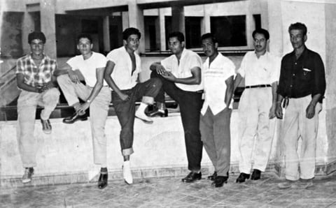 10072016 Grupo de telegrafistas en el Palacio Federal en 1960, entre los que se encuentra el Sr. Antonio Guerrero Silva.
