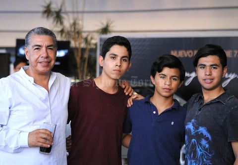 13072016 Vidal, Óscar, Pablo y Edson.