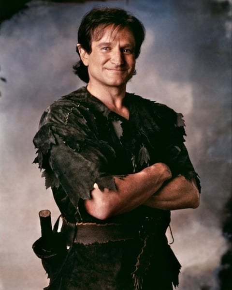 Dio vida a un Peter Pan adulto en la película Hook.