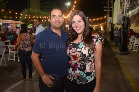 22072016 EN LA GALEANA.  Fernando y Teresa.