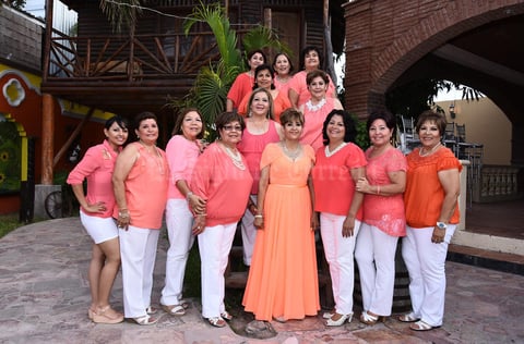24072016 MUCHAS FELICIDADES.  Ana María Armendáriz con Diana, Silvia, Lupita, Cuquis, Juanis, Chely, Eva, Alma, Lety, Conchita, Magda y Myrna.