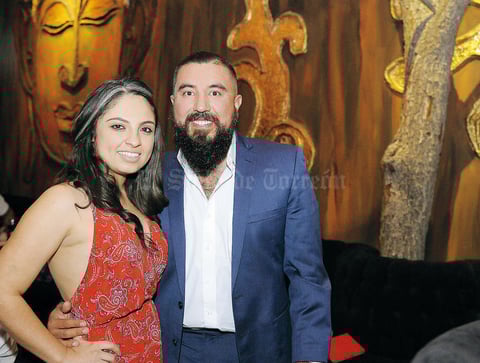 31072016 CELEBRA SU CUMPLE.  Mary Gaby con su esposo, Javier Nava.