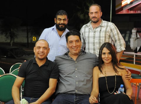03082016 Roberto, Pedro, Víctor, Humberto y Gaby.
