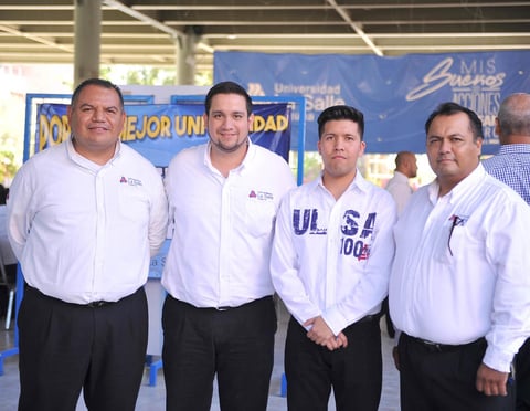 08082016 Guillermo, Eduardo, Eduardo y Jesús.