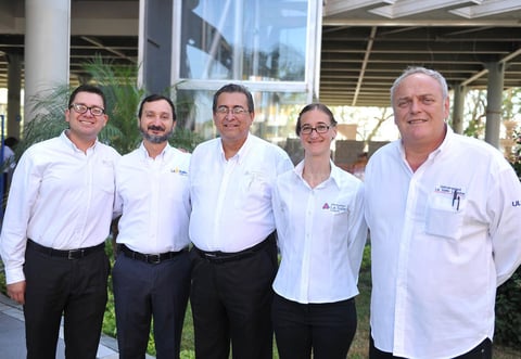 08082016 Mario, Daniel, Antonio, Cristina y Raniero.