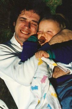 Cerati con su hijo Benito.