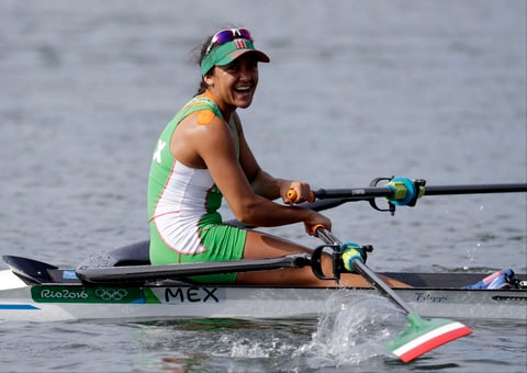 La remera mexicana Kenia Lechuga concluyó en la posición 12 de la competencia.