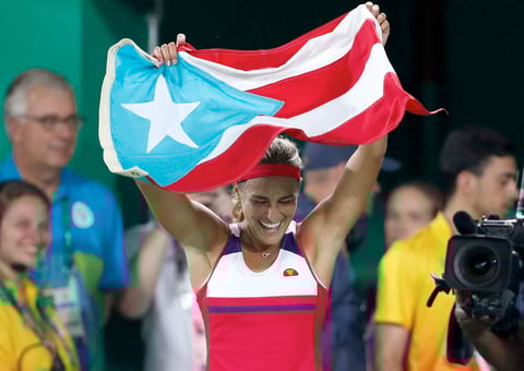 Mónica Puig venció a la alemana Angelique Kerber y consiguió la medalla de oro para Puerto Rico en tenis.