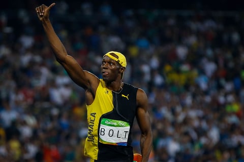 El jamaicano Usain Bolt se impuso ayer en los 100 metros en los Juegos Olímpicos Río 2016, con 9.81 segundos.