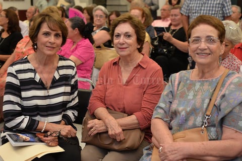 16082016 CONVIVEN.  Tere, Rosa y Mariela.