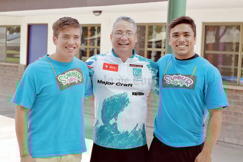 14082016 CURSO DE VERANO.  David, Akio y Diego.