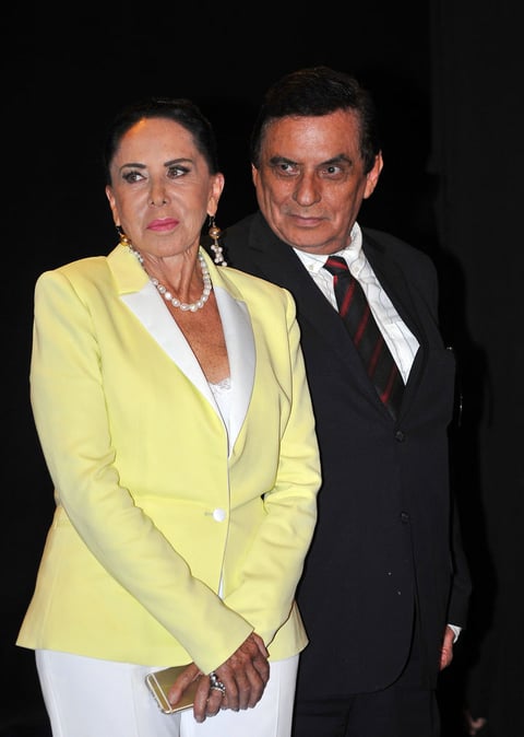 La actriz Lilia Aragón asistió a la presentación de la nueva producción de Televisa.