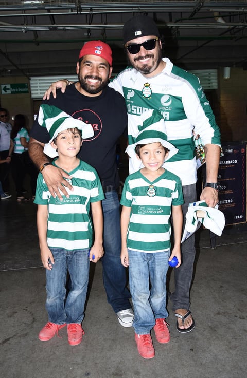 21082016 SANTISTAS.  Jorge, Carlos, Emilio y Carlos.