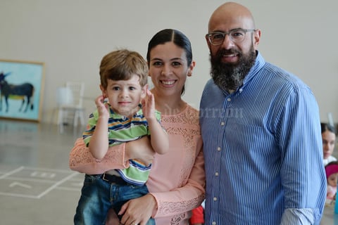 02092016 EN EL AROCENA.  Flavia, Samir y Alan.