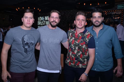 Héctor, Ángel, Javier y Gerardo