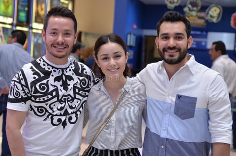 Ángel, María Sofía y Rafa