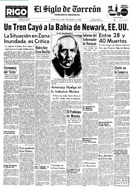 Antes de la construcción de las presas, las avenidas del río eran frecuentes para los habitantes de la región. La presa captadora Lázaro Cárdenas entró en operación en 1946 y unos años después, el río Nazas reclamó su cauce, con la primera avenida "controlada", que ocurrió el 15 de septiembre, la noche del Grito de Independencia y así lo publicó al día siguiente El Siglo de Torreón.