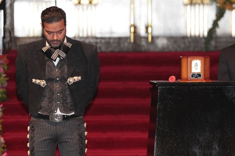 Pablo Montero participó en el homenaje.