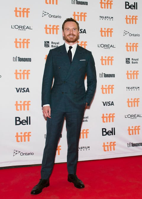 Michael Fassbender a su llegada al festival.