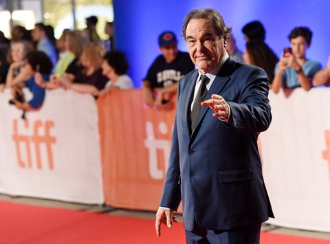 Oliver Stone director de la cinta Snowden durante el festival.