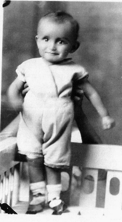 11092016 Rafael Luna Cabral a la edad de 1 año en1932.