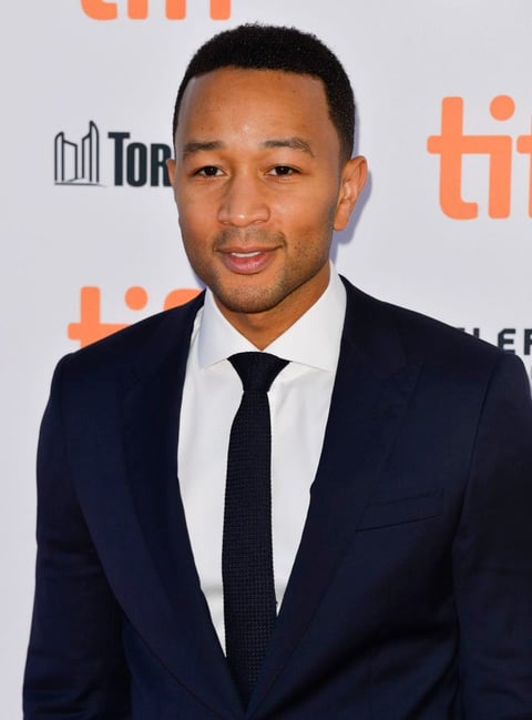 El músico John Legend también acudió al estreno en Toronto.