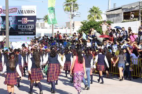 Participaron alumnos de instituciones educativas públicas y privadas de primaria y secundaria.