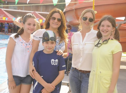 Miriam, Miguel, Mary, Sara y Tony