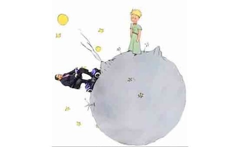 Apareció junto al planeta del Principito.