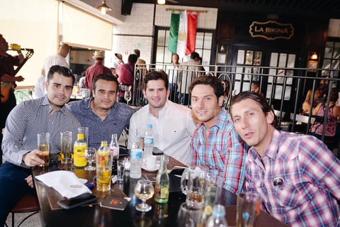 25092016 Gerardo, Ricardo, Marcelo, Jimmy y Hazel.