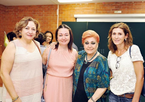 26092016 Cuca Aguirre, Cecy Rendón, Licha Garagarza y Miriam Marcos.