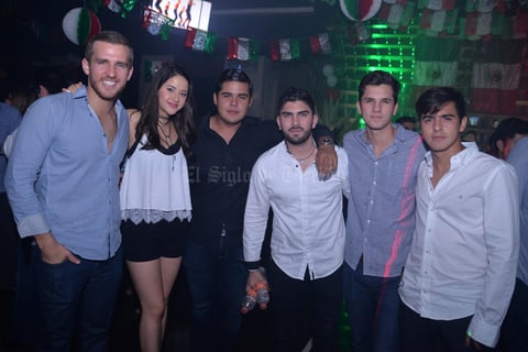 César, Narda, Hectorín, Humberto, Luis y Ricardo
