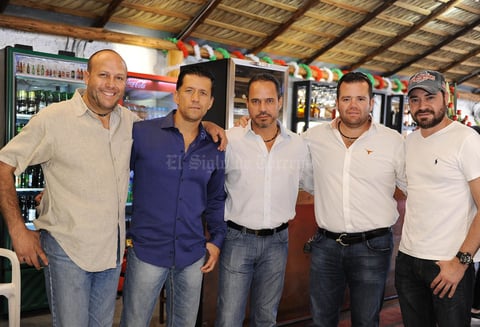 May, Daniel, Enrique, Javier y Damián