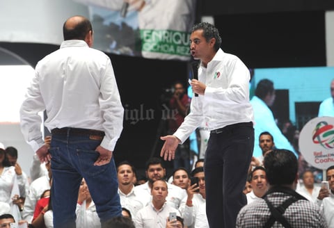 Hizo referencia también a las próximas elecciones estatales.