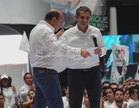 Reconoció el trabajo de Moreira al frente del gobierno coahuilense.