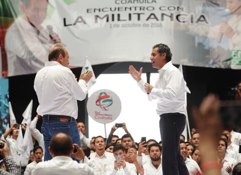 Ochoa Reza le expresó su total apoyo al gobernador.